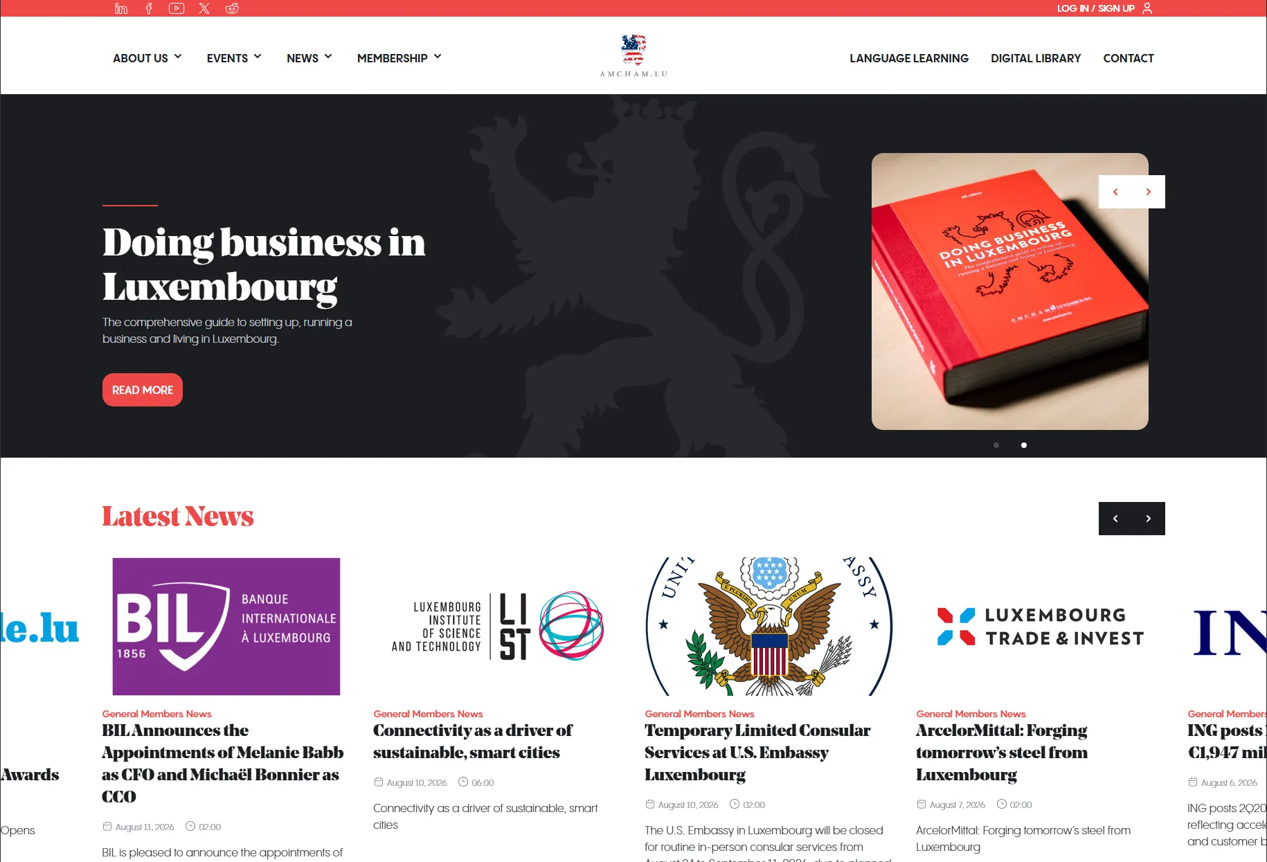 AmCham Luxembourg screenshot 1